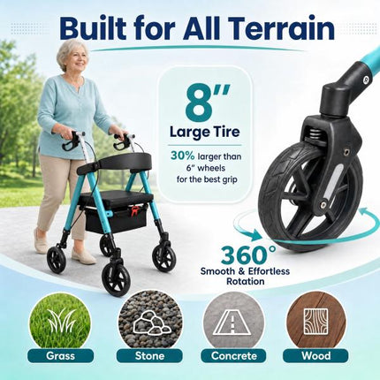 Collection image for: Foldable Rollator Walkers
