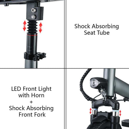 3-Wheel Mobility Scooter for Seniors & Adults, 300W Motor rear drive, Long Range | LED Headlight & Removable Basket aro-001