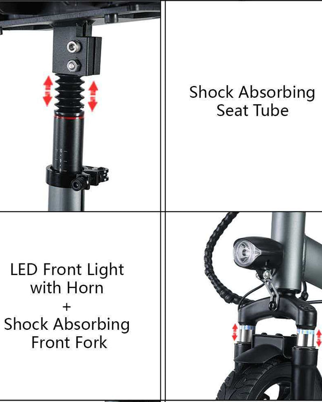 3-Wheel Mobility Scooter for Seniors & Adults, 300W Motor rear drive, Long Range | LED Headlight & Removable Basket aro-001
