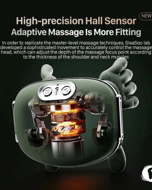 Hand Grip Simulation  Massager For Neck And Leg