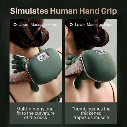 Hand Grip Simulation  Massager For Neck And Leg