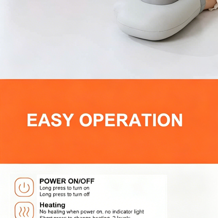 Hand-Air Pressure heat Massager