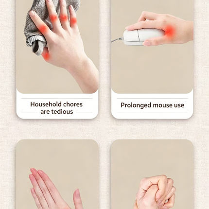 Hand-Air Pressure heat Massager